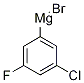 3-Chloro-5-fluorophenylmagnesium bromide 0.5M solution in THF Structure