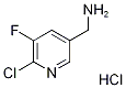 (6-Chloro-5-fluoropyridin-3-yl)methylamine hydrochloride Structure