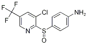 2-[(4-Aminophenyl)sulphinyl]-3-chloro-5-(trifluoromethyl)pyridine, 4-Aminophenyl 3-chloro-5-(trifluoromethyl)pyridin-2-yl sulphoxide,,结构式