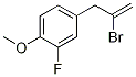 4-(2-Bromoprop-2-en-1-yl)-2-fluoro-1-methoxybenzene Struktur