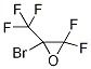 2-Bromo-3,3-difluoro-2-(trifluoromethyl)oxirane 化学構造式