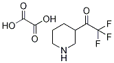 3-(Trifluoroacetyl)piperidine ethane-1,2-dioate, 1-(Piperidin-3-yl)-2,2,2-trifluoroethan-1-one ethane-1,2-dioate 结构式