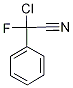 Chloro(fluoro)phenylacetonitrile Struktur