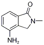 4-氨基-2-甲基异吲哚啉-1-酮, , 结构式