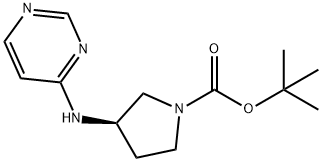 tert-Butyl (3R)-3-(pyrimidin-4-ylamino)pyrrolidine-1-carboxylate|1448850-55-2