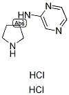 N-[(3S)-Pyrrolidin-3-yl]pyrazin-2-amine dihydrochloride Structure