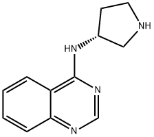 N-[(3R)-Pyrrolidin-3-yl]quinazolin-4-amine Structure