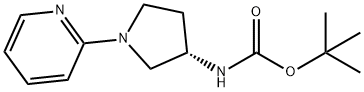 (S)-(1-(吡啶-2-基)吡咯烷-3-基)氨基甲酸叔丁酯,884653-76-3,结构式