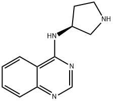 N-[(3S)-Pyrrolidin-3-yl]quinazolin-4-amine Struktur
