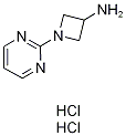 1-(Pyrimidin-2-yl)azetidin-3-amine dihydrochloride Struktur