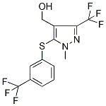 [1-Methyl-3-(trifluoromethyl)-5-[3-(trifluoromethyl)phenylthio]-1H-pyrazol-4-yl]methanol 97%