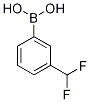 3-(Difluoromethyl)benzeneboronic acid 结构式