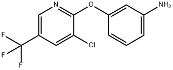 3-[3-Chloro-5-(trifluoromethyl)pyridin-2-yloxy]aniline 97%,80783-47-7,结构式