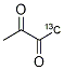 Butane-2,3-dione(U-13C4) 化学構造式