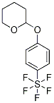 4-(Tetrahydro-2H-pyran-2-yloxy)phenylsulphur pentafluoride Structure