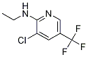 3-chloro-N-ethyl-5-(trifluoromethyl)pyridin-2-amine 结构式