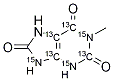 1-Methyluric acid-13C4,15N3 结构式