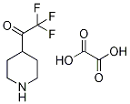 4-(Trifluoroacetyl)piperidine ethane-1,2-dioate, 1-(Piperidin-4-yl)-2,2,2-trifluoroethan-1-one oxalate