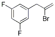 1-(2-Bromoprop-2-en-1-yl)-3,5-difluorobenzene 化学構造式