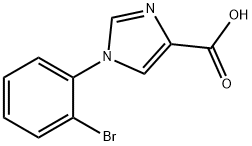 1-(2-Bromophenyl)-1H-imidazole-4-carboxylic acid Structure