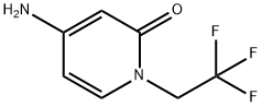 4-Amino-1-(2,2,2-trifluoroethyl)pyridin-2(1H)-one Struktur