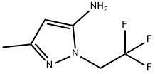 3-Methyl-1-(2,2,2-trifluoroethyl)-1H-pyrazol-5-amine Struktur