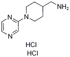 [1-(Pyrazin-2-yl)piperidin-4-yl]methanamine dihydrochloride|1365988-46-0
