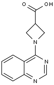 1-(Quinazolin-4-yl)azetidine-3-carboxylic acid Structure
