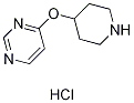 4-(Piperidin-4-yloxy)pyrimidine hydrochloride Struktur
