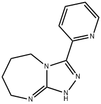 2-{5H,6H,7H,8H,9H-[1,2,4]Triazolo[4,3-a][1,3]diazepin-3-yl}pyridine Struktur