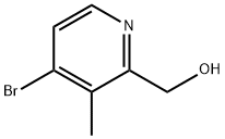 (4-Bromo-3-methylpyridin-2-yl)methanol Structure