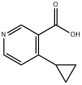 4-Cyclopropylnicotinic acid Structure