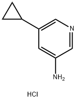 5-Cyclopropylpyridin-3-amine dihydrochloride Structure