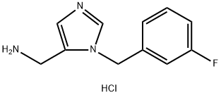 [1-(3-Fluorobenzyl)-1H-imidazol-5-yl]methanamine hydrochloride|1713163-55-3