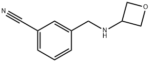 3-((Oxetan-3-ylamino)methyl)benzonitrile Structure