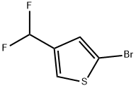 2-溴-4-(二氟甲基)噻吩 结构式