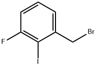 1-(溴甲基)-3-氟-2-碘苯 结构式