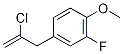 2-Chloro-3-(3-fluoro-4-methoxyphenyl)prop-1-ene