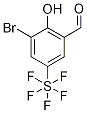 3-Bromo-5-formyl-4-hydroxyphenylsulphur pentafluoride 化学構造式