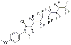 4-Chloro-5-(4-methoxyphenyl)-3-(perfluorooctyl)-1H-pyrazole