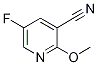 5-Fluoro-2-methoxypyridine-3-carbonitrile, 3-Cyano-5-fluoro-2-methoxypyridine Structure