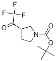 tert-Butyl 3-(trifluoroacetyl)pyrrolidine-1-carboxylate, 1-(tert-Butoxycarbonyl)-3-(trifluoroacetyl)pyrrolidine Structure