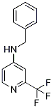 N-Benzyl-2-(trifluoromethyl)pyridin-4-amine, N-[2-(Trifluoromethyl)pyridin-4-yl]benzylamine 结构式