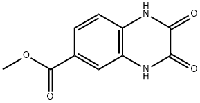 Methyl 2,3-dioxo-1,2,3,4-tetrahydroquinoxaline-6-carboxylate Struktur