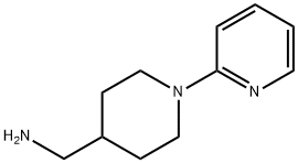 [1-(Pyridin-2-yl)piperidin-4-yl]methanamine Structure