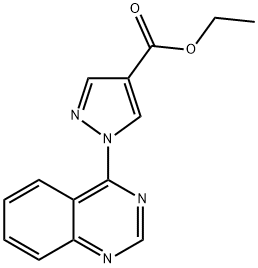 Ethyl 1-(quinazolin-4-yl)-1H-pyrazole-4-carboxylate