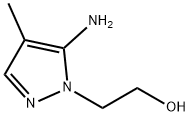 2-(5-アミノ-4-メチル-1H-ピラゾール-1-イル)エタン-1-オール 化学構造式