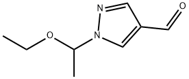 1-(1-Ethoxyethyl)-1H-pyrazole-4-carbaldehyde Structure