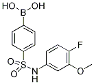 4-[N-(4-Fluoro-3-methoxyphenyl)sulphamoyl]benzeneboronic acid