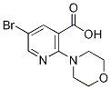 5-bromo-2-morpholinonicotinic acid,,结构式